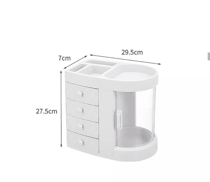 Rotating Transparent Dressing Table Rotating Transparent Dressing Table